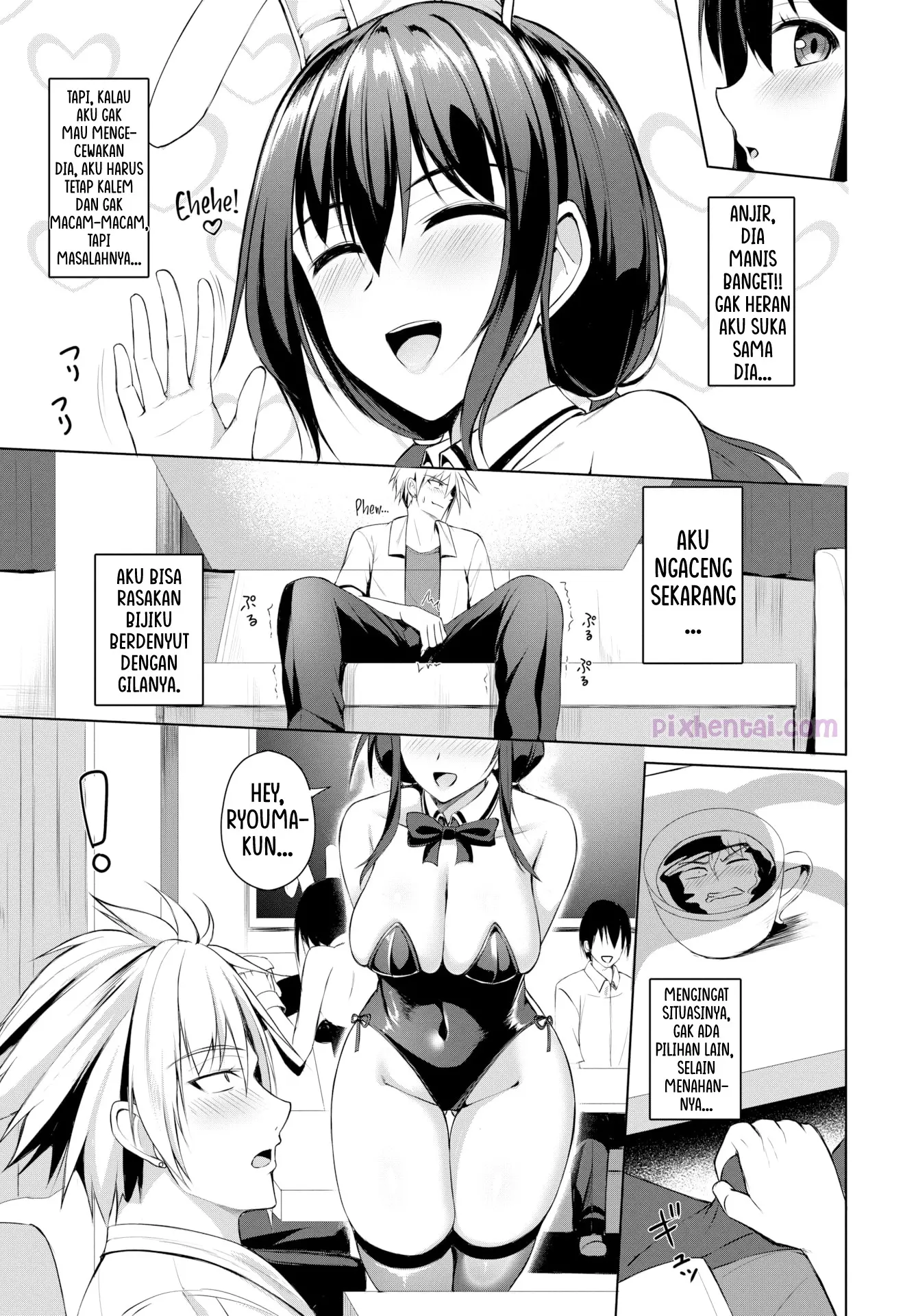 Komik hentai xxx manga sex bokep Pure x Bunny is Unfair 5